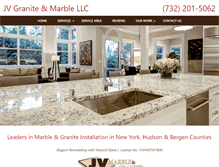 Tablet Screenshot of j-v-granite-marble.com